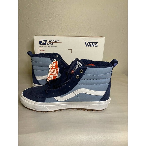 VANS x USPS SK8-HI MTE BLUE WHITE US Size 9 Mens Post Office Style VN0A5HZYUZM1 main image 4